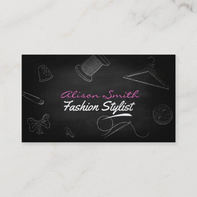 Tarjeta De Visita Fashion Stylist (Anverso)