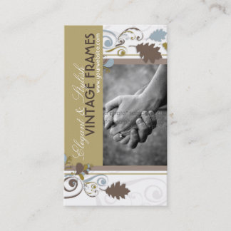 Tarjeta De Visita fatfatin Otumn Fall deja Swirls Business Card