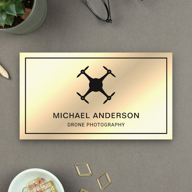 Tarjeta De Visita Faux Cream Relieve metalizado dorado Fotografía mo (Subido por el creador)
