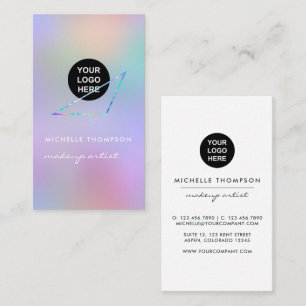 Tarjeta De Visita Faux Holographic Business Card