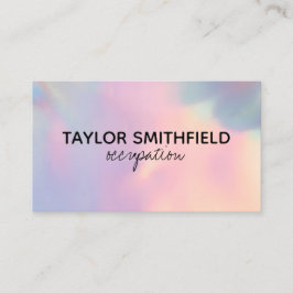 Tarjeta De Visita Faux Holographic Personalizado Business Card