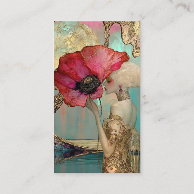 Tarjeta De Visita *~* *~* FD2 Nouveau Fantasy Ethereal Dreamlike 18 (Anverso)