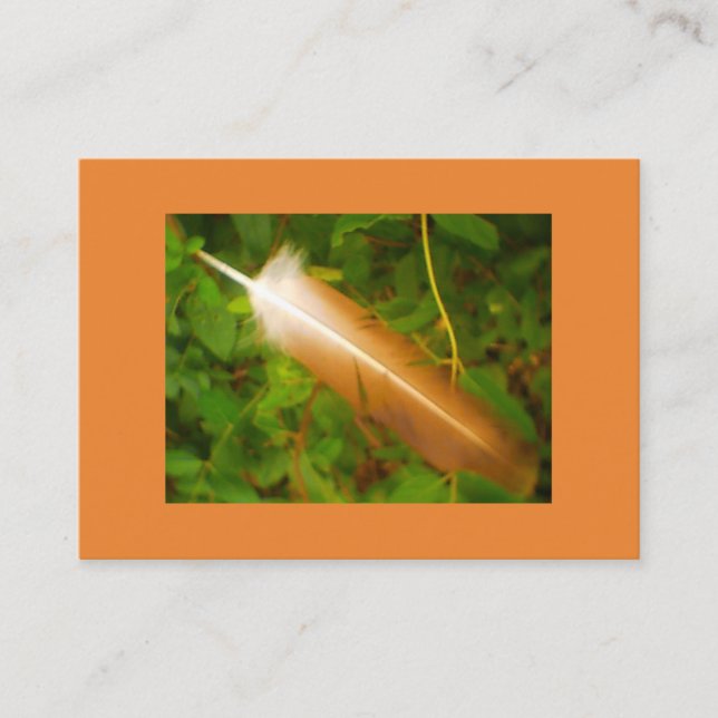 Tarjeta De Visita Feather (Anverso)