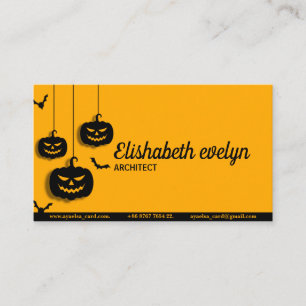 Tarjeta De Visita Feliz Halloween