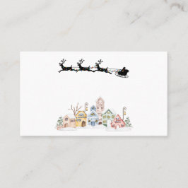 Tarjeta De Visita Feliz Navidad