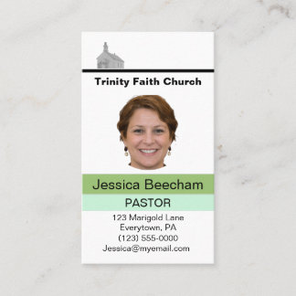 Tarjeta De Visita Female Pastor Business Card