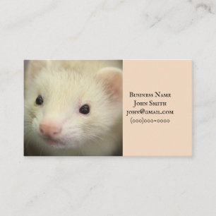 Tarjeta De Visita Ferret face