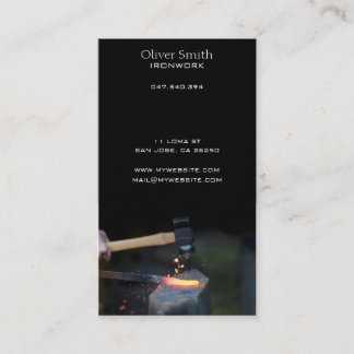 Tarjeta de visita ferretero o de industria