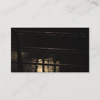 Tarjeta De Visita Ferrocarriles y gotas de agua