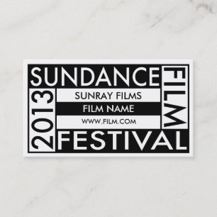Tarjeta De Visita Festival de cine 2013 de Sundance