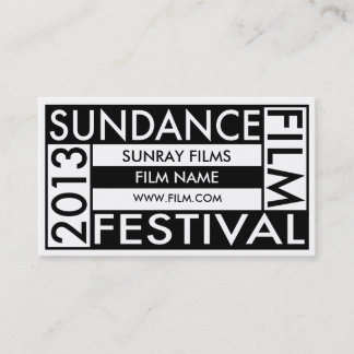 Tarjeta De Visita Festival de cine 2013 de Sundance