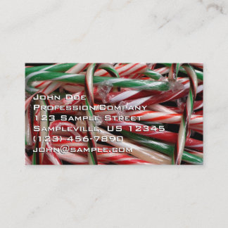 Tarjeta De Visita Festividad navideña de mimbre de chocolate