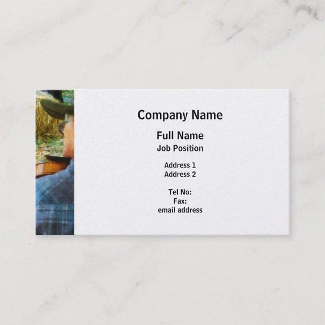 Tarjeta De Visita Fiddler - Fin Platinum (Anverso)