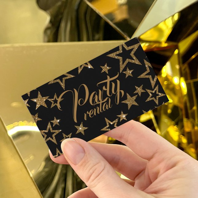 Tarjeta De Visita Fiesta Alquiler Equipo de Comedor Estrella de Aleg (Perfect for business)