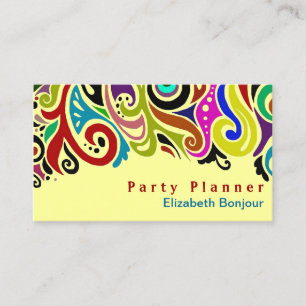 Tarjeta De Visita Fiesta - CAMBIAR COLOR