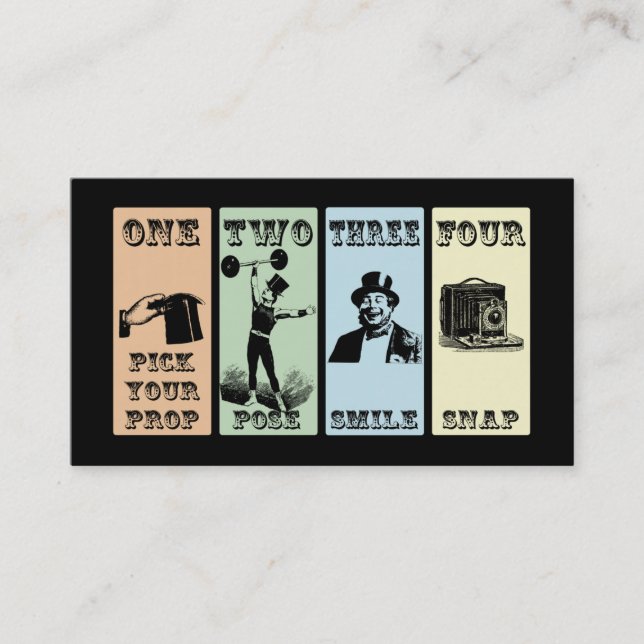 Tarjeta De Visita Fiesta de cosecha de Rótulo de foto (Anverso)