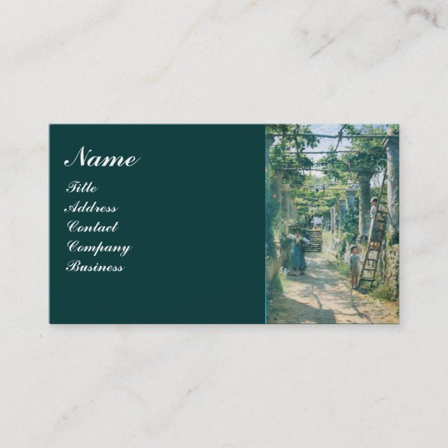 Tarjeta De Visita Fiesta DE DEGUSTO DE VINEYARD HARVEST DE VINO DE V (Anverso)