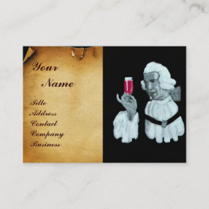 Tarjeta De Visita Fiesta DE DEGUSTO DE VINOS ALMELIER, SELLO DE CERO