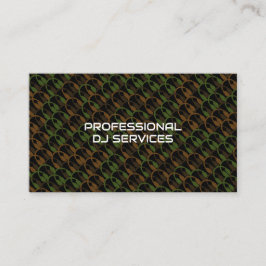 Tarjeta De Visita Fiesta de DJ de música DJ de Jockey de disco profe