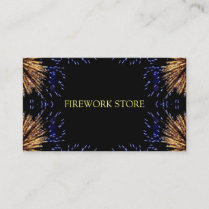 Tarjeta De Visita Fiesta de Firework
