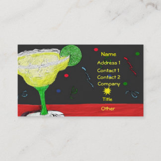 Tarjeta De Visita Fiesta Margarita