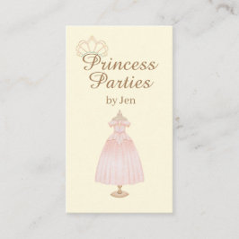 Tarjeta de visita Fiesta Princesa