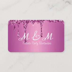Tarjeta De Visita Fiesta Privado Bartender Para Su Evento Especial