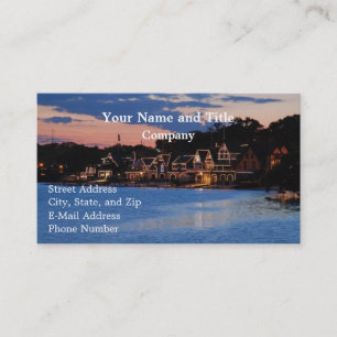 Tarjeta De Visita Fila del barco