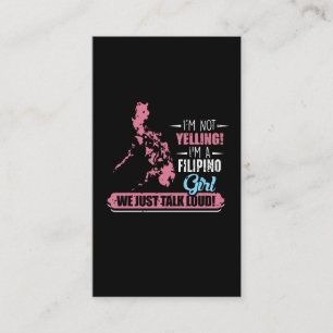 Tarjeta De Visita Filipinas: Humor filipino gritando filipina