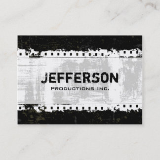 Tarjeta De Visita Film Noir Grunge Style Large Company