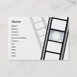 Tarjeta De Visita Filmstrip - rechoncho