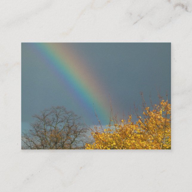 Tarjeta De Visita Fin del arcoiris (Anverso)