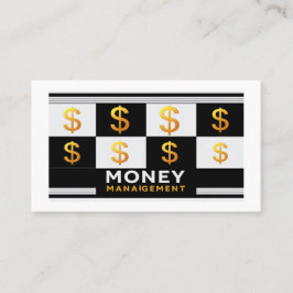 Tarjeta De Visita Financial Advisor Wealth Management Money Strategy