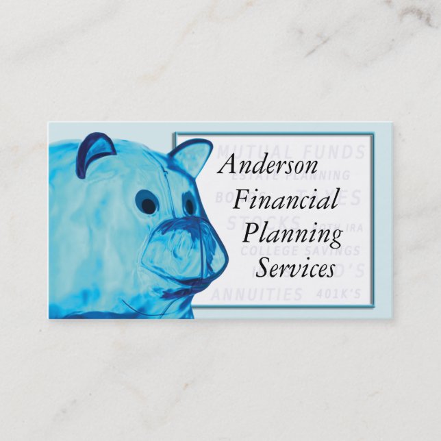 Tarjeta De Visita Finanzas/Banca (Anverso)