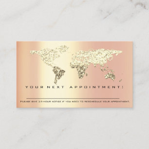 Tarjeta De Visita Finanzas del comerciante del oro del mapa de la