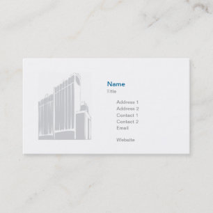 Tarjeta De Visita Finanzas/seguro - negocio