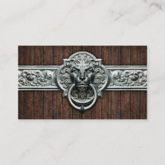 Tarjeta De Visita Fines generales adornados del doorknocker #1D del