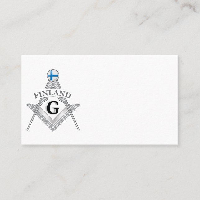 Tarjeta De Visita Finland freemasonry sign (Anverso)