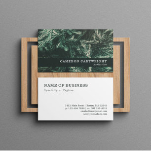 Tarjeta De Visita Fir Needles
