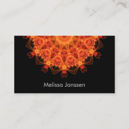 Tarjeta De Visita FireFlower - Mandala