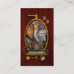 Tarjeta De Visita Fireman - New York NY - Muéstrame un cartel de 191