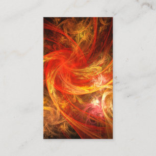 Tarjeta De Visita Firestorm Abstract Art Business Card