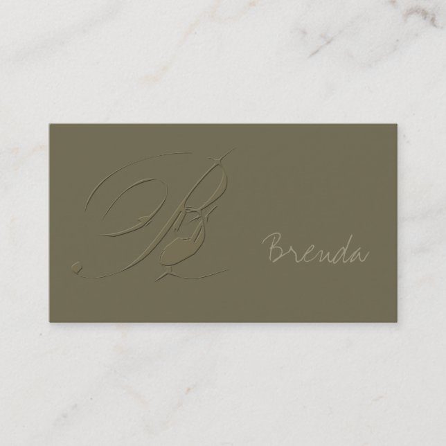 Tarjeta De Visita Firma B (Anverso)