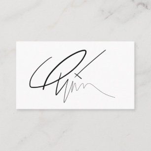 Tarjeta De Visita Firma del Personalizado