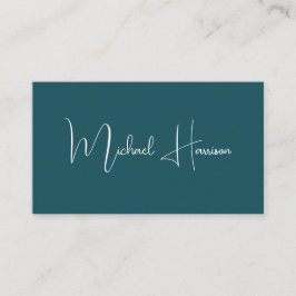 Tarjeta De Visita Firma moderna Secuencia de comandos QR Código prof