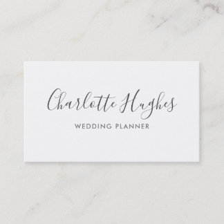 Tarjeta De Visita Firma simple y elegante