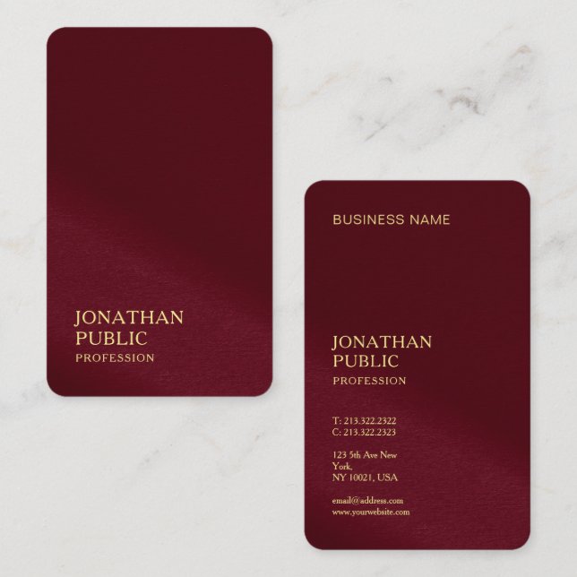 Tarjeta De Visita Firma UV Gloss Oceania Australiano Japonés (Anverso / Reverso)