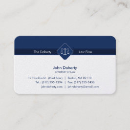 Tarjeta De Visita FISCAL DE DERECHO | Oficina de Derecho