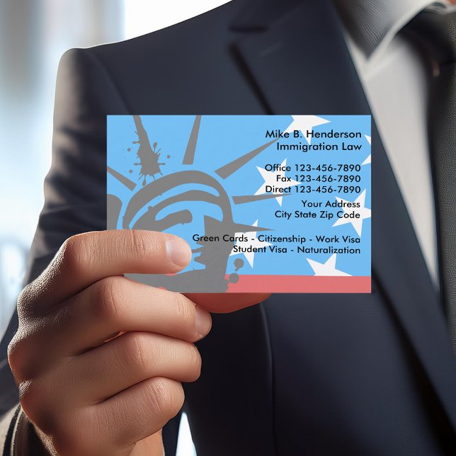Tarjeta De Visita Fiscal de inmigración (Subido por el creador)