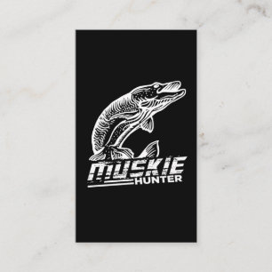 Tarjeta De Visita Fish Muskie Hunter